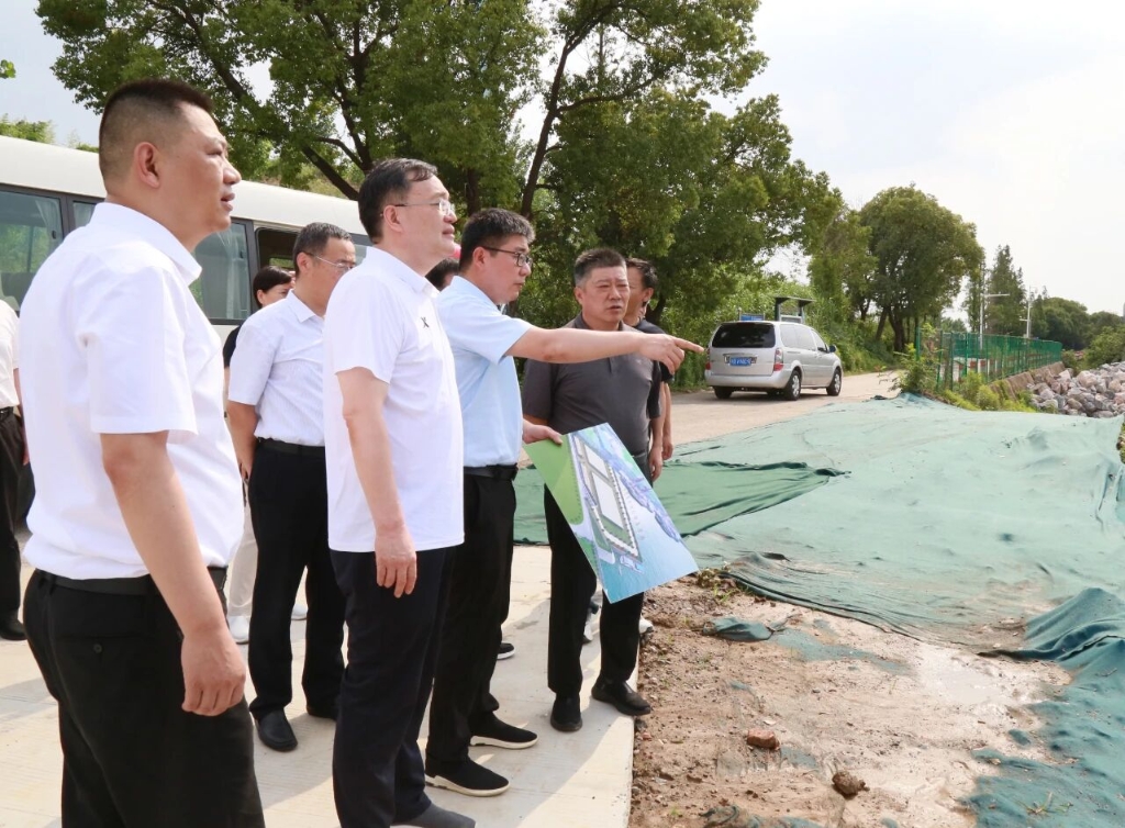 市人大常委会视察防汛减灾工作