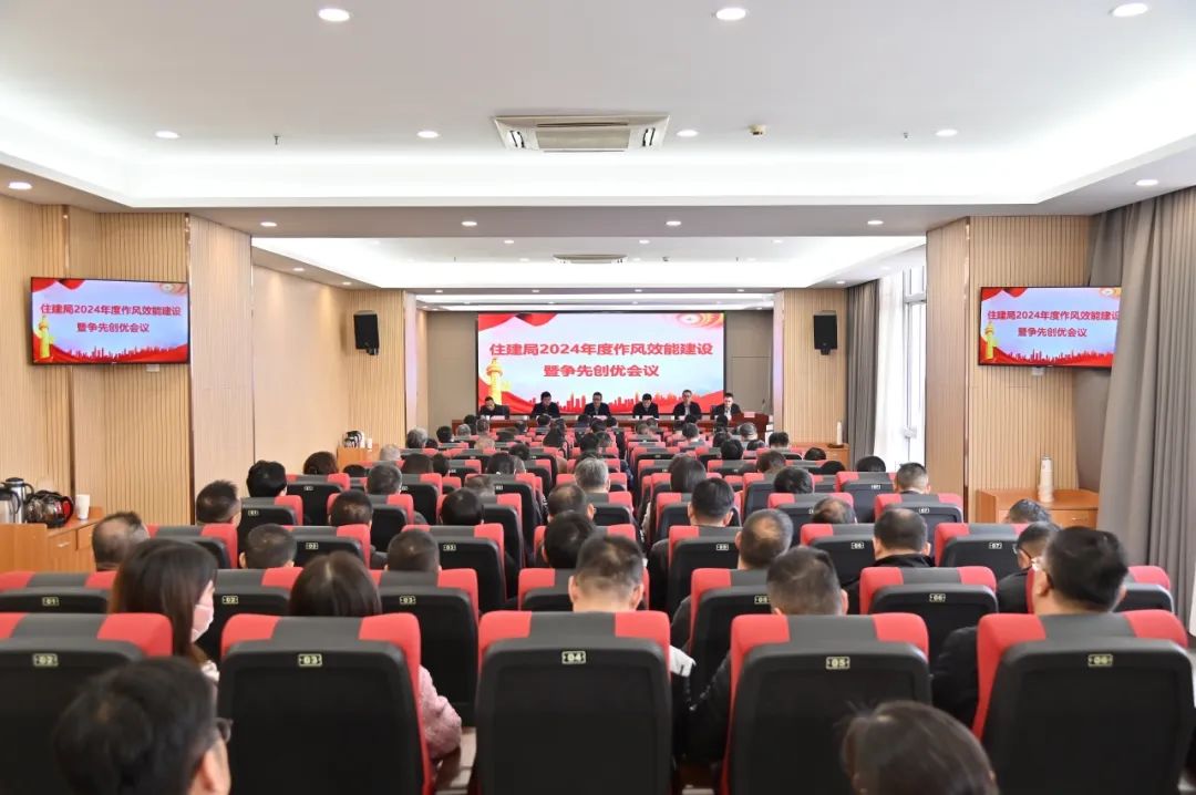 江阴市人民政府门户网-市住建局组织召开2024年度作风效能建设暨争先争优工作大会